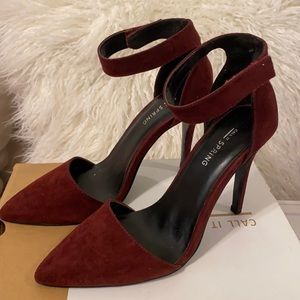 Burgundy Call It Spring Heel